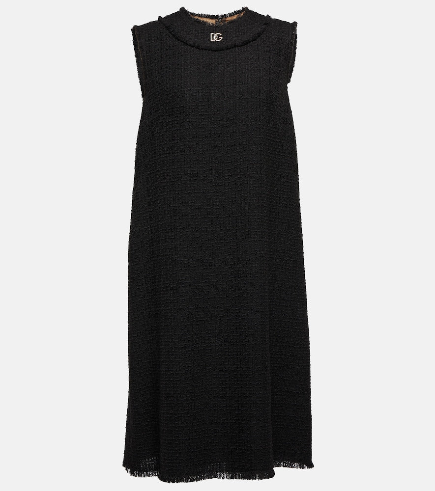 Dolce&Gabbana Wool-blend minidress. Dolce&Gabbana 羊毛混纺迷你连衣裙