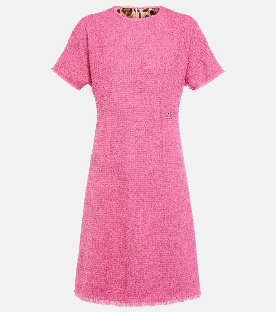 Dolce&Gabbana Wool-blend minidress. Dolce&Gabbana 羊毛混纺迷你连衣裙