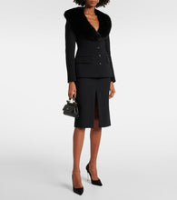 Dolce&Gabbana Wool-blend pencil skirt