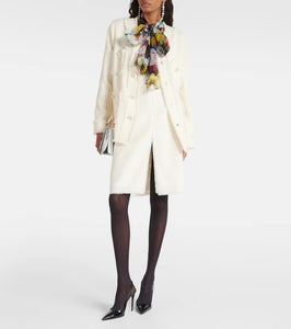 Dolce&Gabbana Wool-blend tweed jacket