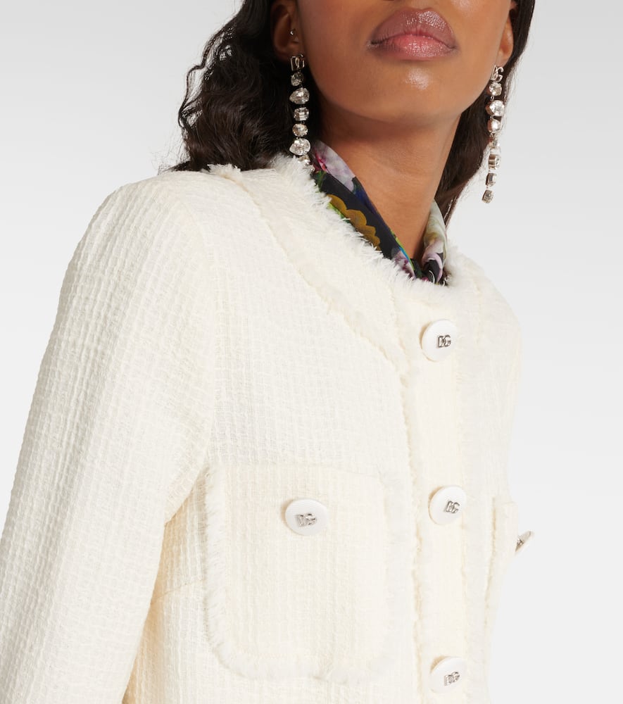 Dolce&Gabbana Wool-blend tweed jacket