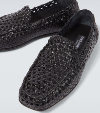 Dolce&Gabbana Woven leather driving shoes