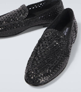 Dolce&Gabbana Woven leather loafers