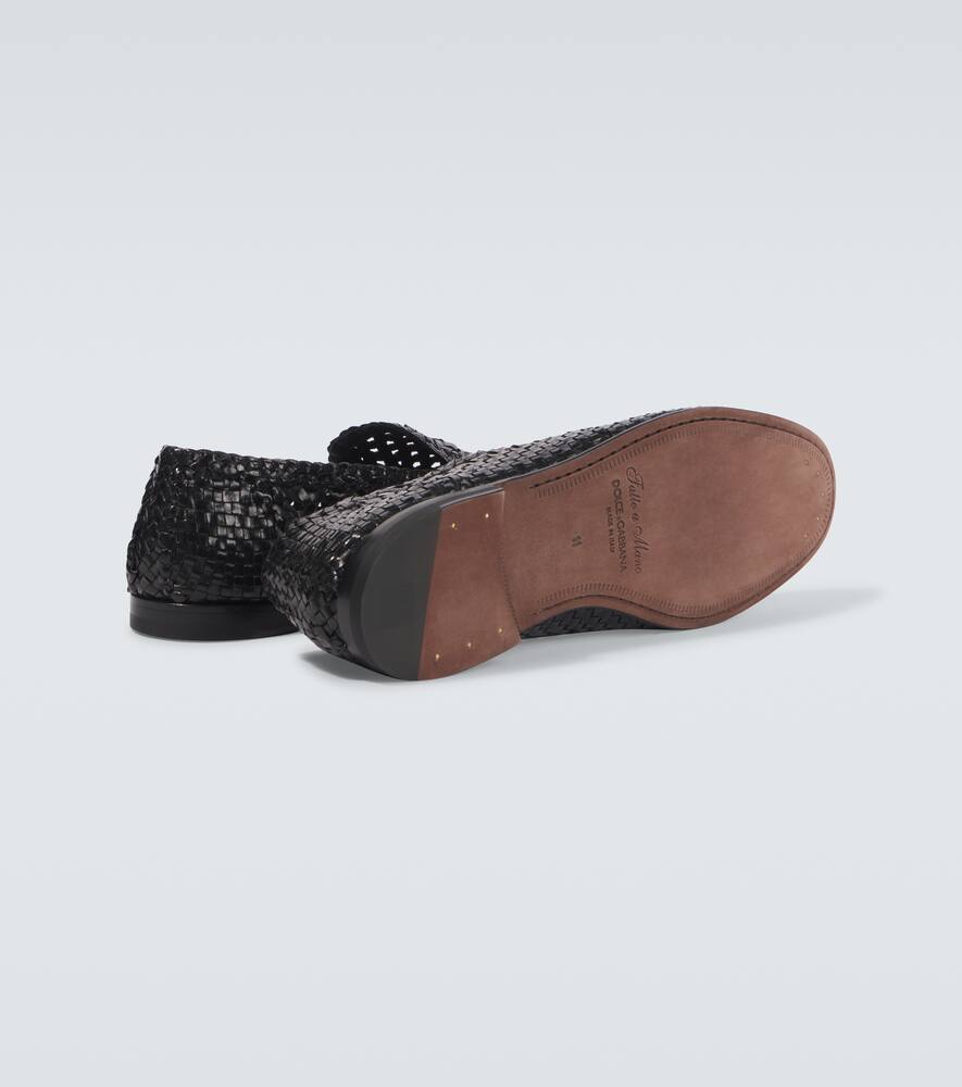 Dolce&Gabbana Woven leather loafers