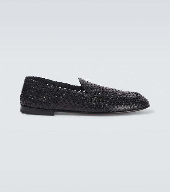Dolce&Gabbana Woven leather loafers