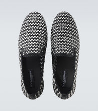 Dolce&Gabbana Woven leather slip-on shoes