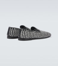Dolce&Gabbana Woven leather slip-on shoes