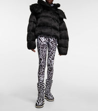 Dolce&Gabbana Zebra-print padded nylon snow boots