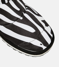 Dolce&Gabbana Zebra-print padded nylon snow boots