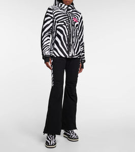 Dolce&Gabbana Zebra-print ski jacket