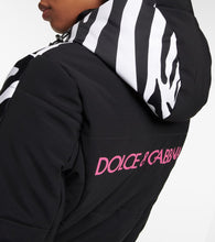 Dolce&Gabbana Zebra-print ski jacket