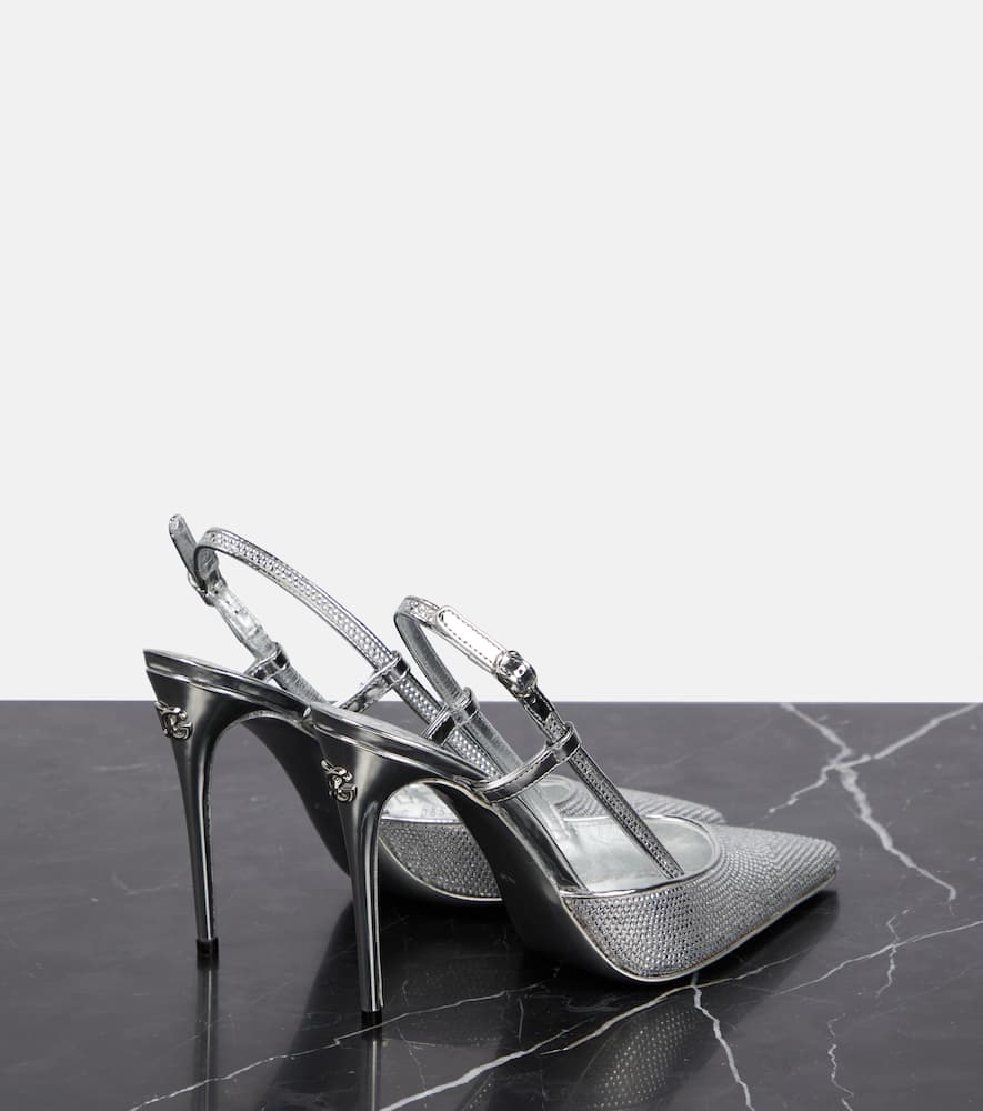 Dolce&Gabbana x Kim Lollo embellished leather pumps