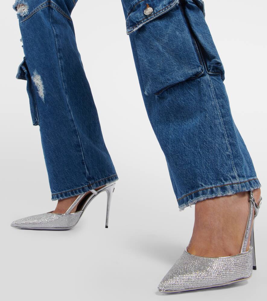 Dolce&Gabbana x Kim Lollo embellished leather pumps