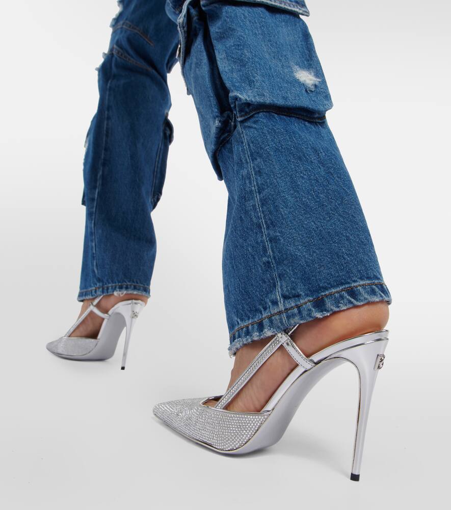 Dolce&Gabbana x Kim Lollo embellished leather pumps