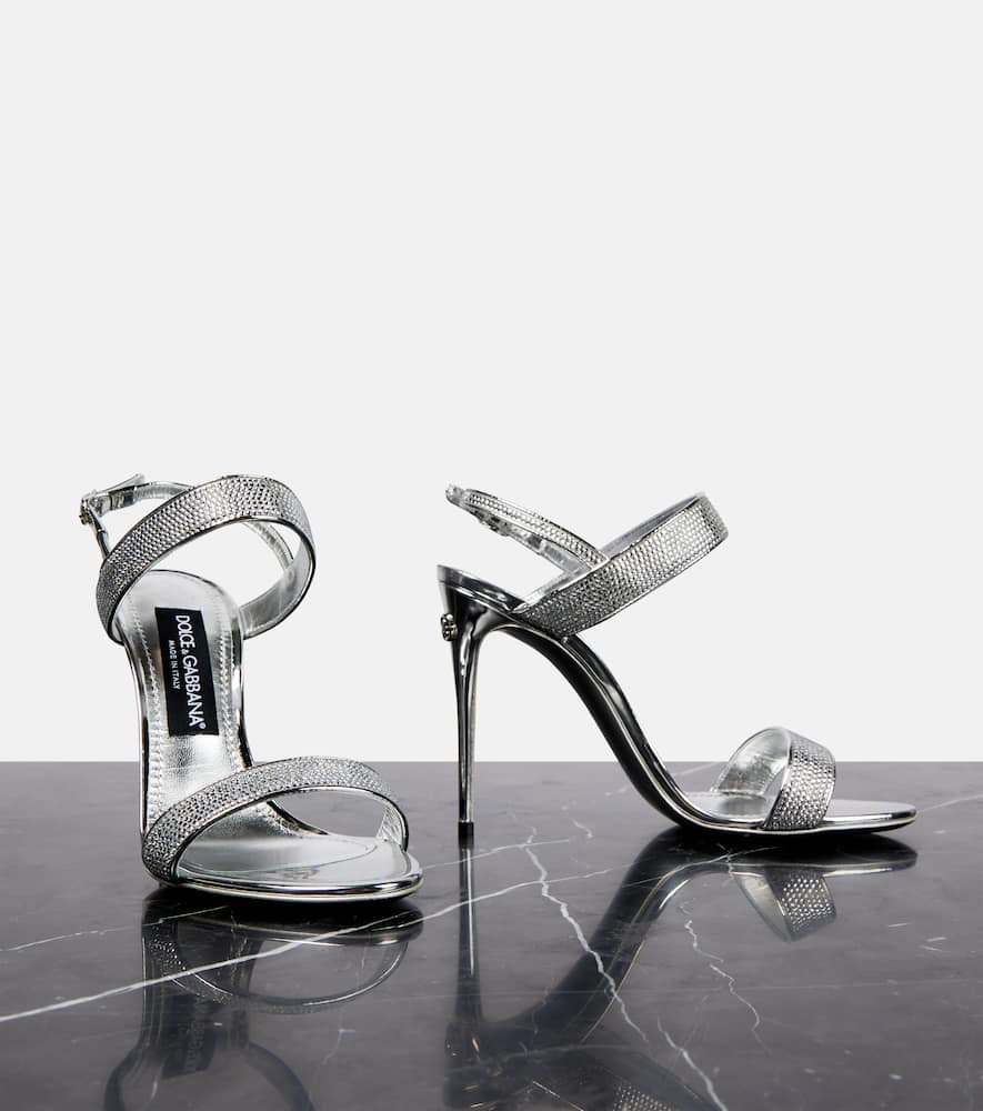 Dolce&Gabbana x Kim crystal-embellished sandals