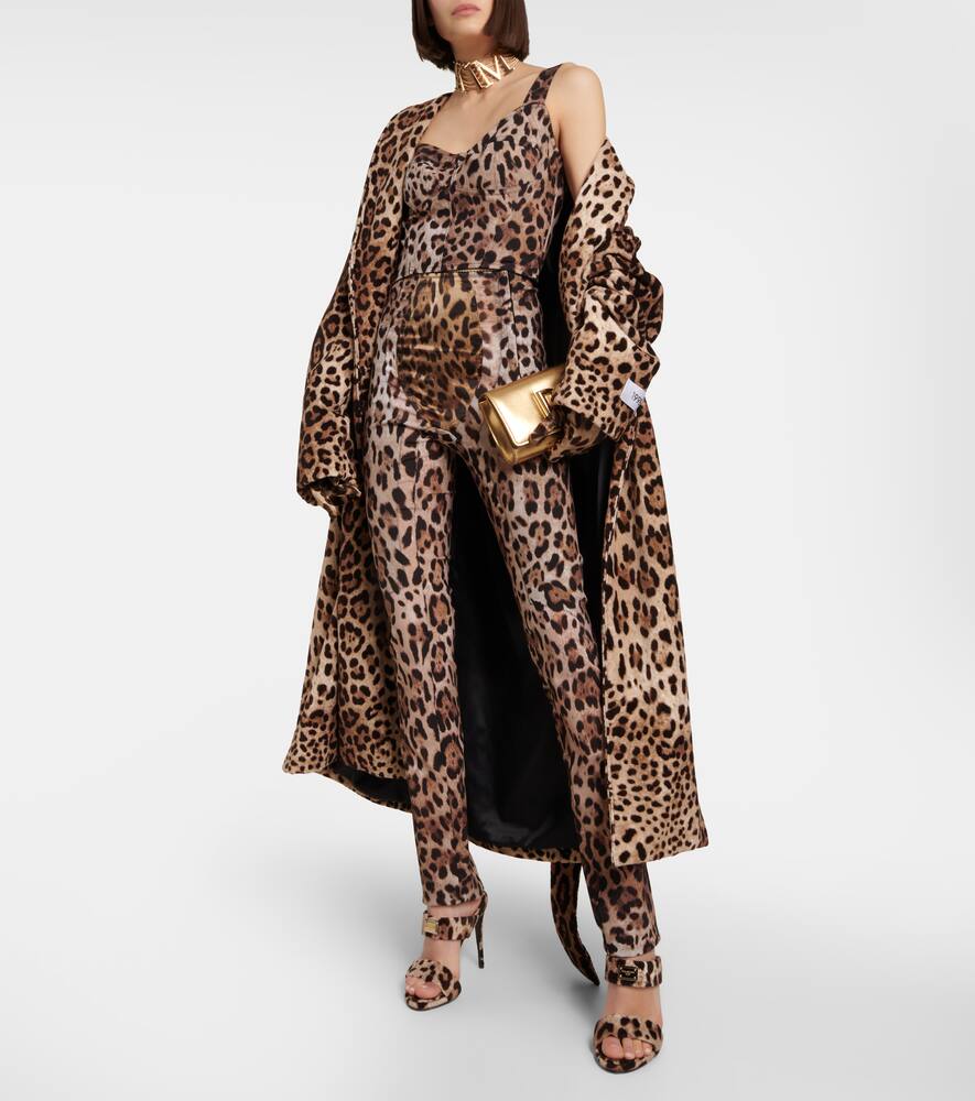 Dolce&Gabbana x Kim printed terry mules