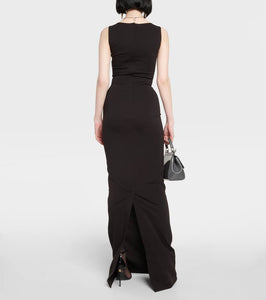 Dolce&Gabbana x Kim ribbed-knit maxi dress