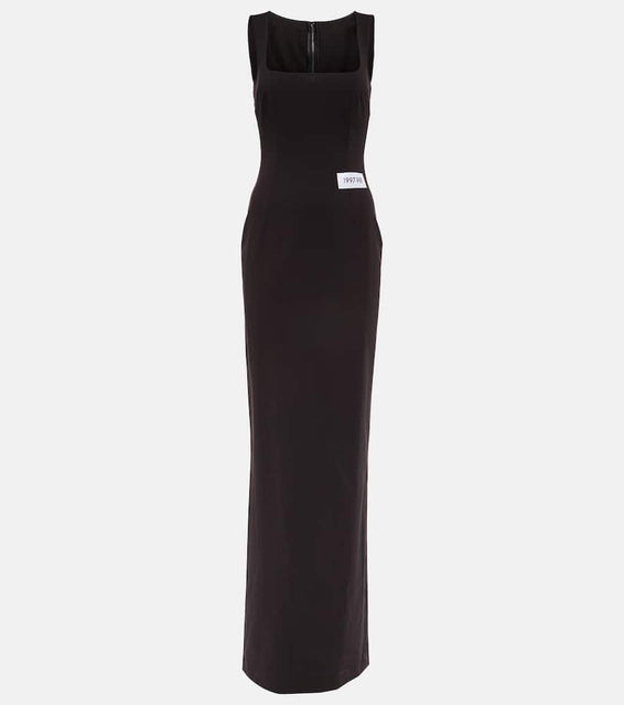 Dolce&Gabbana x Kim ribbed-knit maxi dress