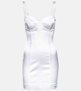 Dolce&Gabbana x Kim satin minidress