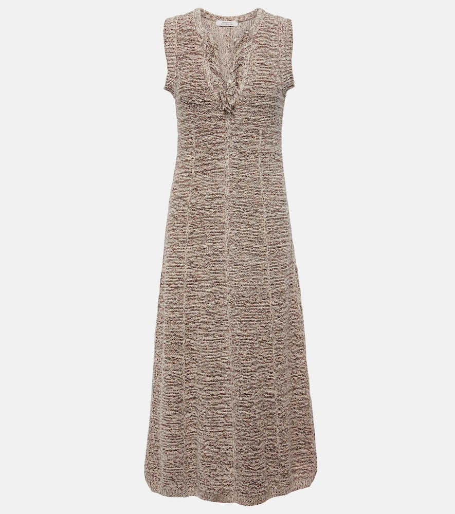Dorothee Schumacher Autumn Sparkle knitted midi dress. Dorothee Schumacher 秋日闪耀针织中长连衣裙
