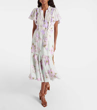 Dorothee Schumacher Blooming Volumes floral cotton midi dress