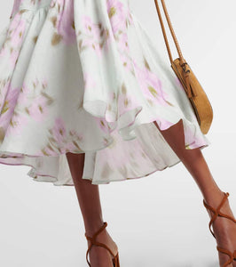 Dorothee Schumacher Blooming Volumes floral cotton midi dress
