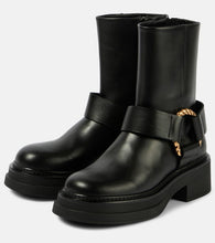 Dorothee Schumacher Chic Sophistication leather combat boots