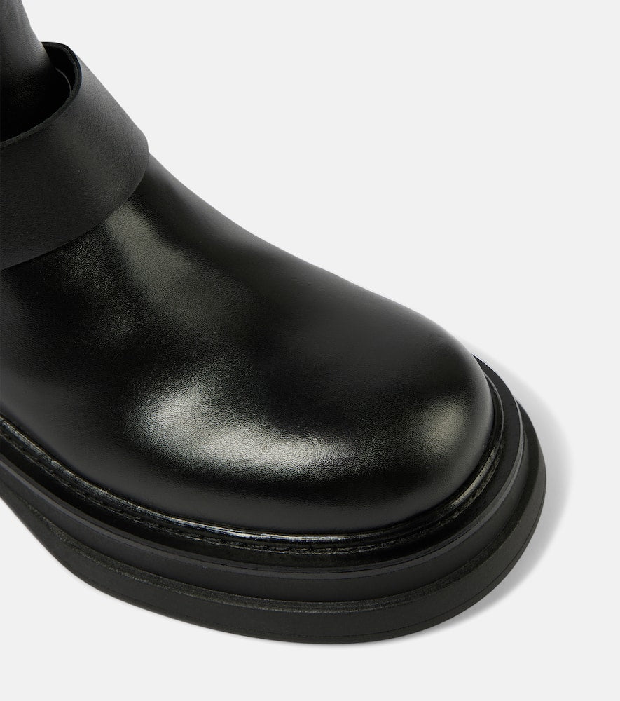 Dorothee Schumacher Chic Sophistication leather combat boots