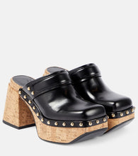 Dorothee Schumacher Cork Contrast leather clogs