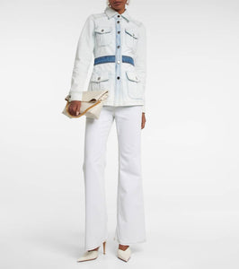 Dorothee Schumacher Denim Love patchwork denim jacket