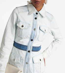 Dorothee Schumacher Denim Love patchwork denim jacket