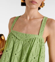 Dorothee Schumacher Embroidered cotton-blend maxi dress