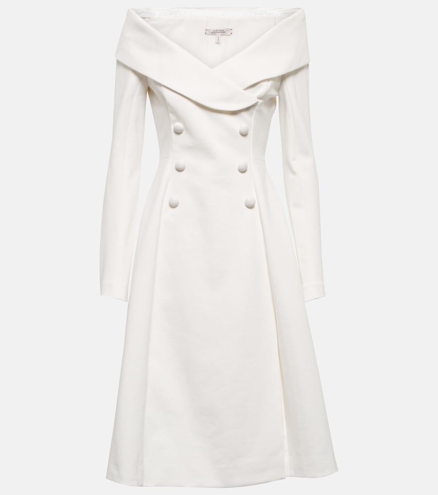 Dorothee Schumacher Emotional Essence off-shoulder midi dress. Dorothee Schumacher Emotional Essence 露肩中长连衣裙