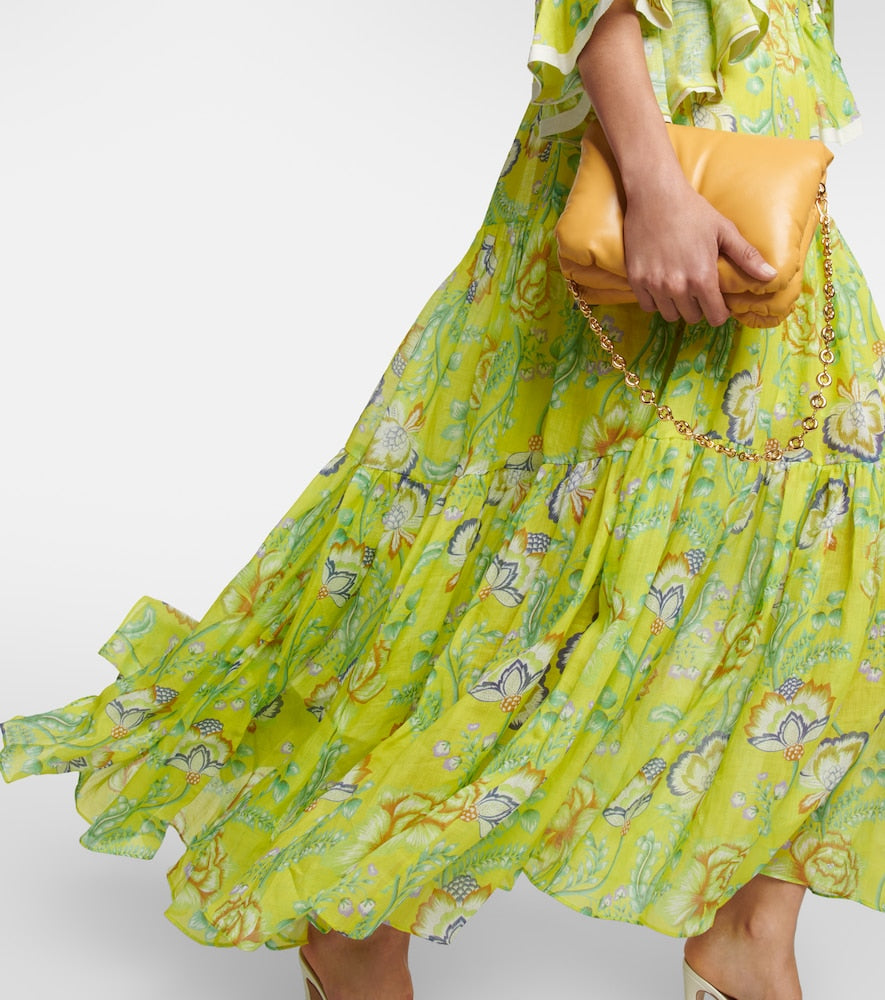 Dorothee Schumacher Floral ramie maxi dress
