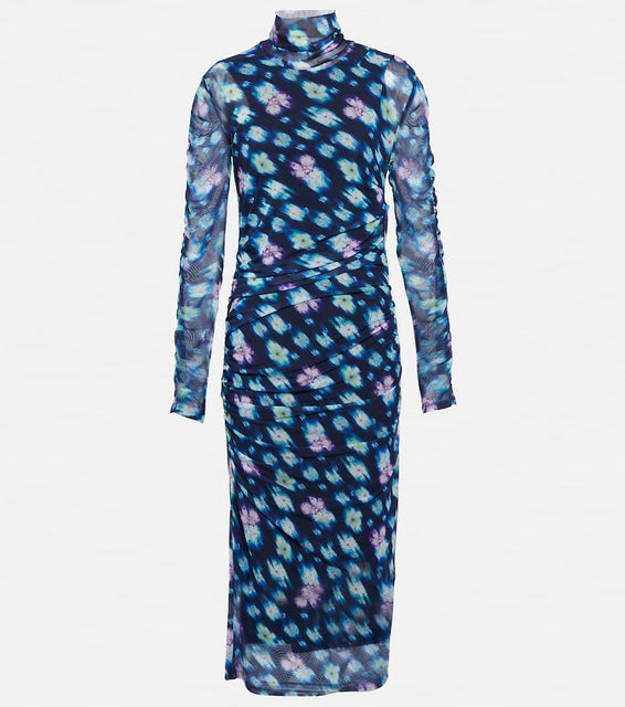 Dorothee Schumacher Floral turtleneck midi dress
