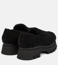 Dorothee Schumacher Furry Chic shearling platform loafers