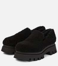 Dorothee Schumacher Furry Chic shearling platform loafers