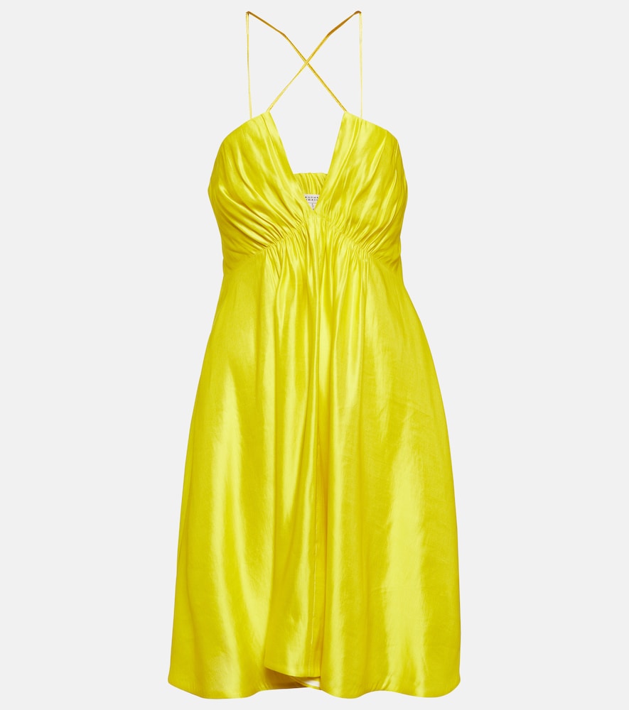 Dorothee Schumacher Hemp-blend minidress. 多萝西·舒马赫 (Dorothee Schumacher) 麻混纺迷你裙