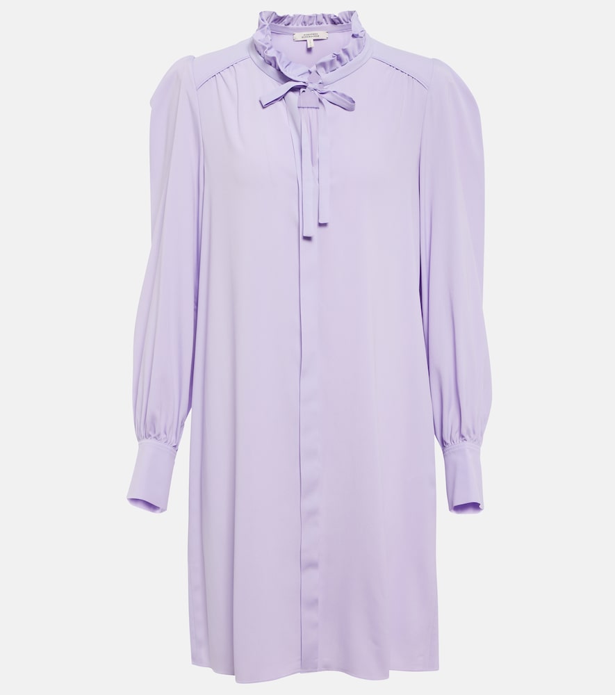 Dorothee Schumacher Modern Flow tie-neck minidress. Dorothee Schumacher Modern Flow系领迷你连衣裙