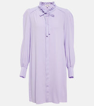 Dorothee Schumacher Modern Flow tie-neck minidress. Dorothee Schumacher Modern Flow系领迷你连衣裙