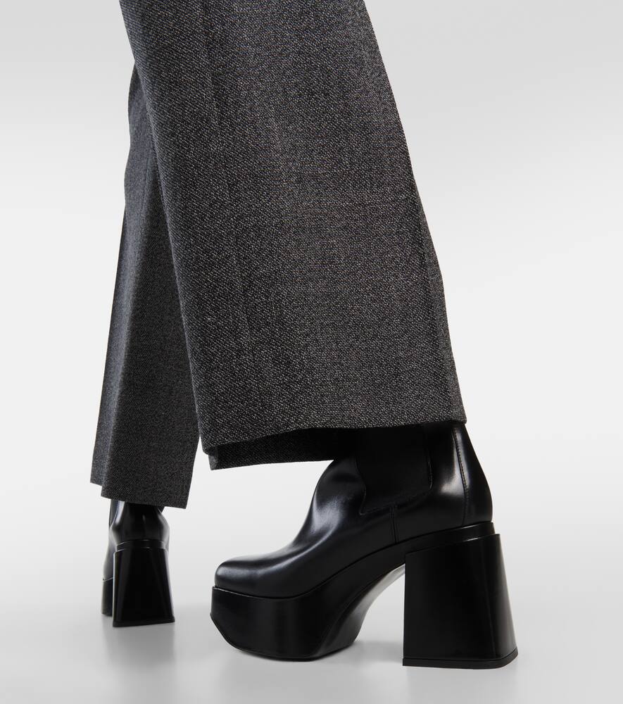 Dorothee Schumacher Platform leather Chelsea boots