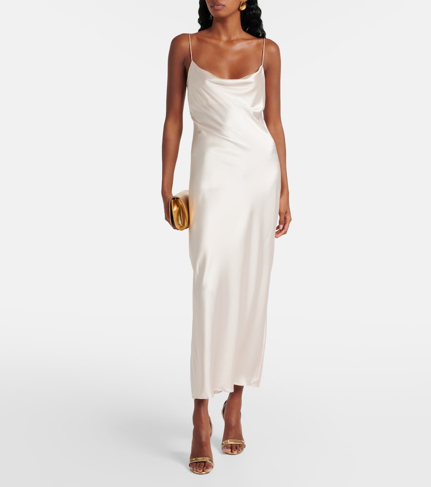 Dorothee Schumacher Sense of Shine silk-blend midi dress