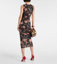 Dorothee Schumacher Sheer Flowers floral draped midi skirt