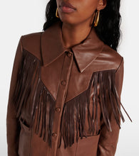 Dorothee Schumacher Sleek Statement fringed leather jacket