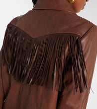 Dorothee Schumacher Sleek Statement fringed leather jacket