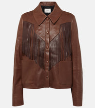 Dorothee Schumacher Sleek Statement fringed leather jacket