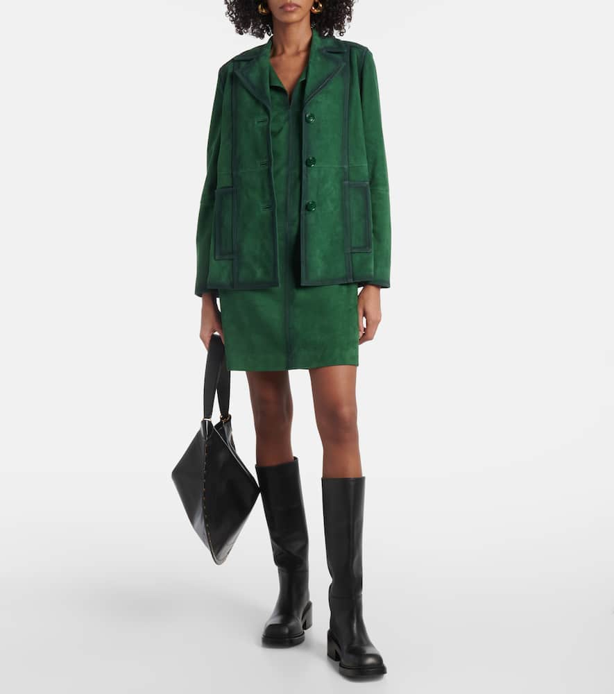 Dorothee Schumacher Soft Touch suede blazer