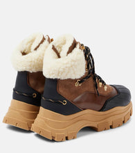 Dorothee Schumacher Sporty Shearling leather lace-up boots