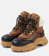 Dorothee Schumacher Sporty Shearling leather lace-up boots