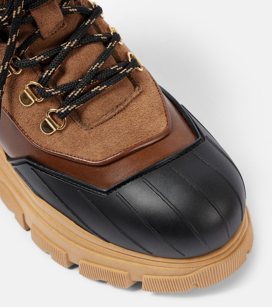 Dorothee Schumacher Sporty Shearling leather lace-up boots